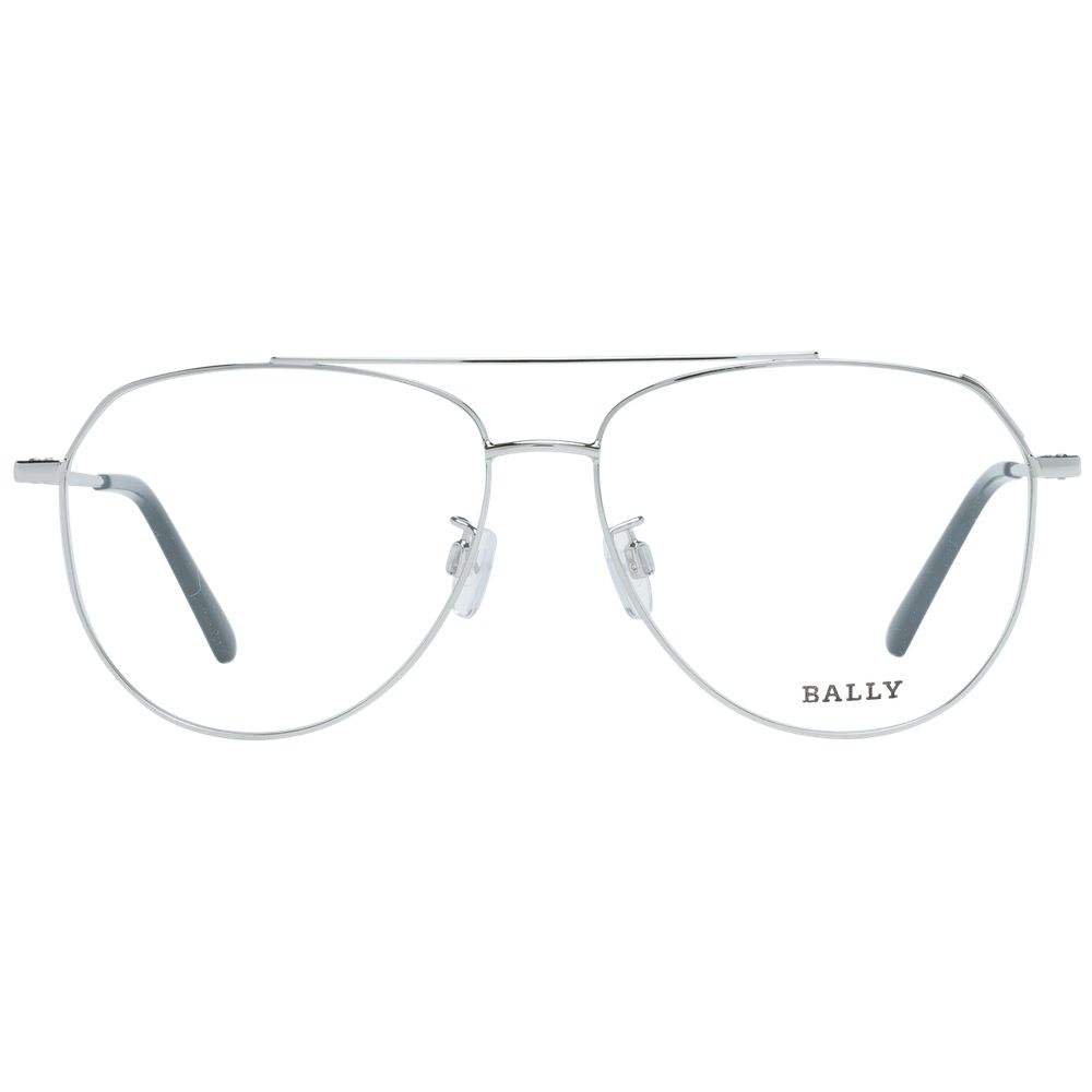 Bally Silver Unisex Glasses Frame Bally