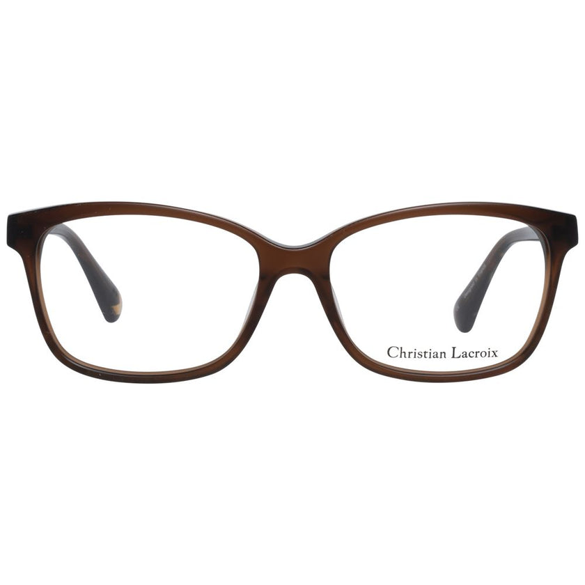 Christian Lacroix Brown Plastic Glasses (Frames) Christian Lacroix