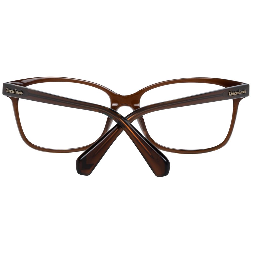Christian Lacroix Brown Plastic Glasses (Frames) Christian Lacroix