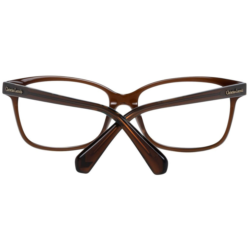 Christian Lacroix Brown Plastic Glasses (Frames) Christian Lacroix
