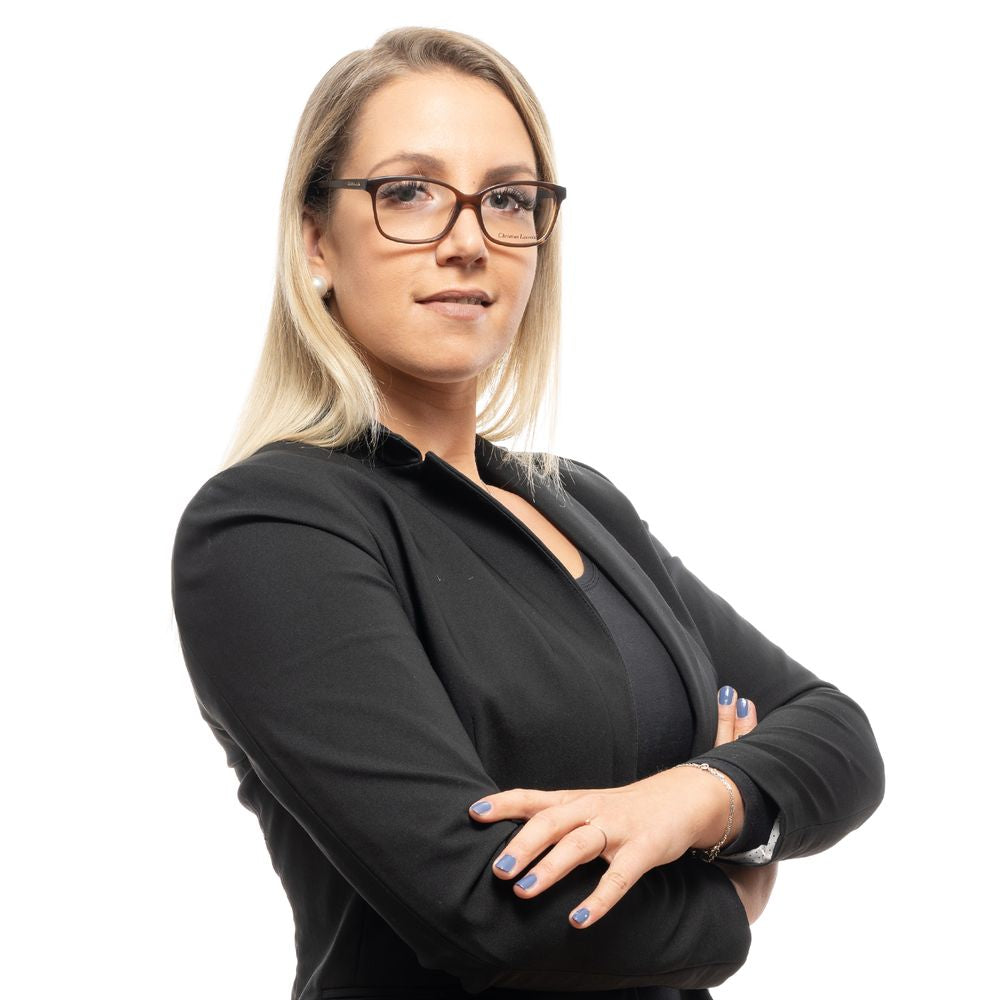 Christian Lacroix Brown Plastic Glasses (Frames) Christian Lacroix