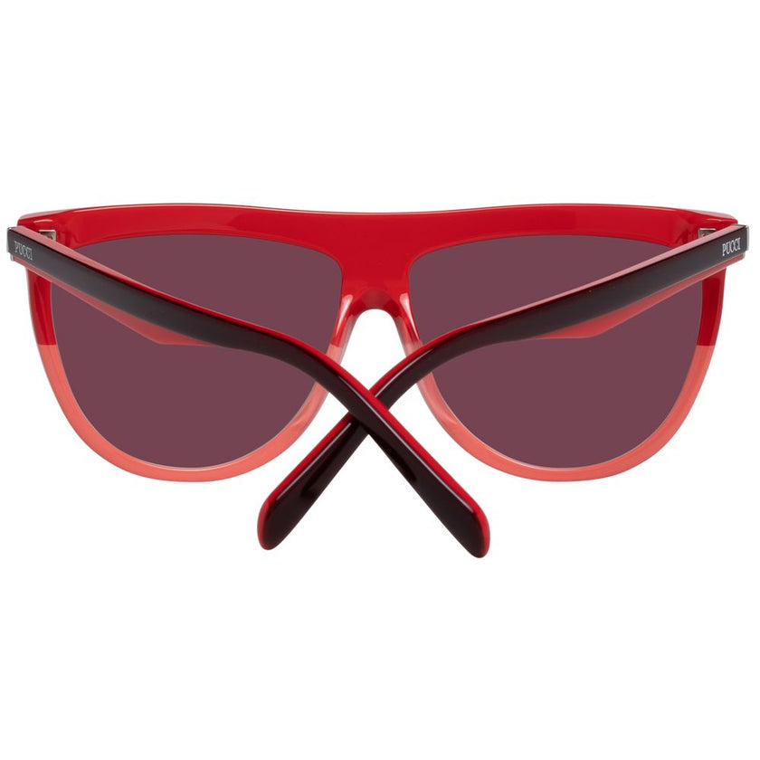 Emilio Pucci Burgundy Plastic Sunglasses Emilio Pucci
