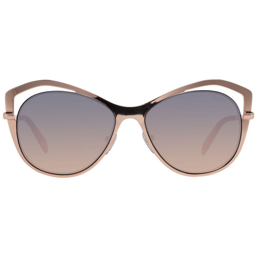 Emilio Pucci Rose Gold Metal Sunglasses Emilio Pucci