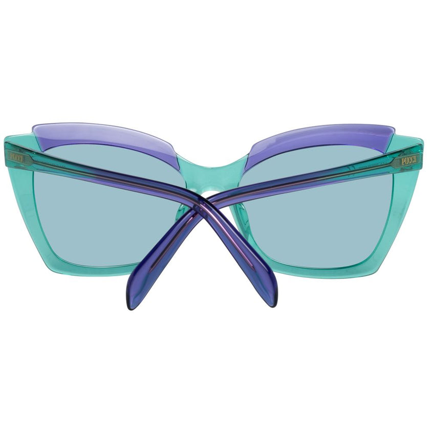 Emilio Pucci Green Plastic Sunglasses Emilio Pucci