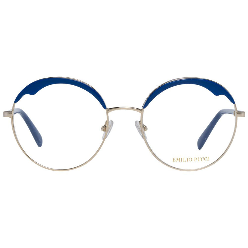 Emilio Pucci Blue Metal & Plastic Glasses (Frames) Emilio Pucci