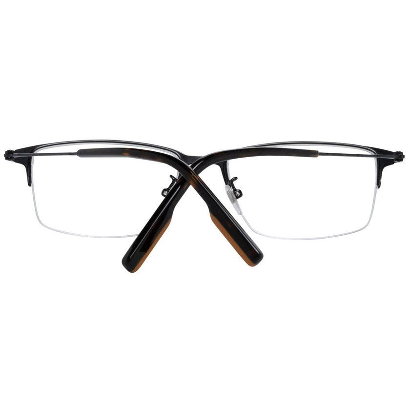 Ermenegildo Zegna Black Metal Glasses (Frames) Ermenegildo Zegna