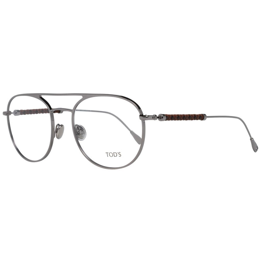 Tod's Silver Metal Glasses (Frames) Tod's