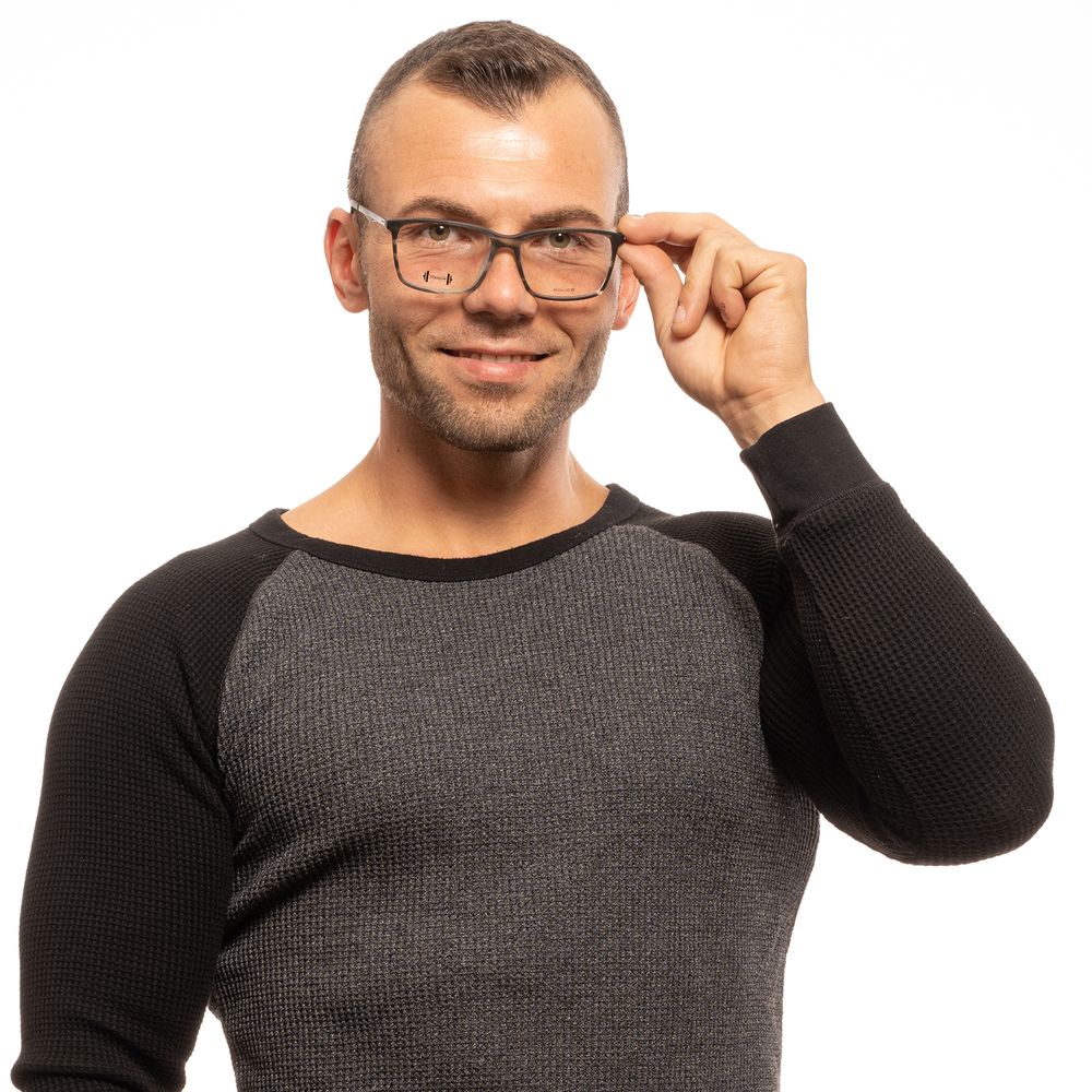 Police Gray Men Glasses Frame Police