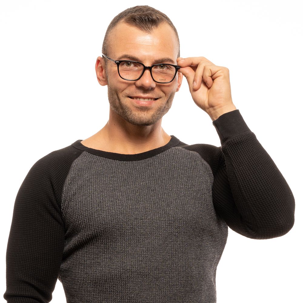 Lozza Black Men Glasses Frame Lozza