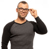 Lozza Black Unisex Glasses Frame Lozza