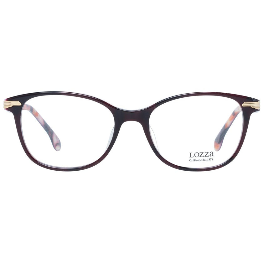Lozza Burgundy Plastic Glasses (Frames) Lozza