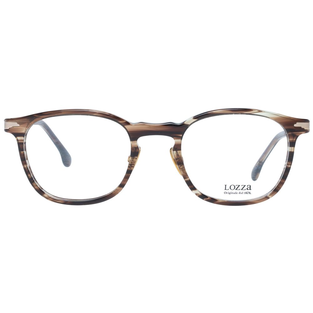 Lozza Brown Men Glasses Frame Lozza