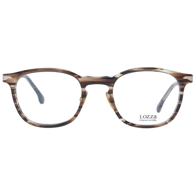 Lozza Brown Men Glasses Frame Lozza