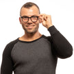 Lozza Black Men Glasses Frame Lozza