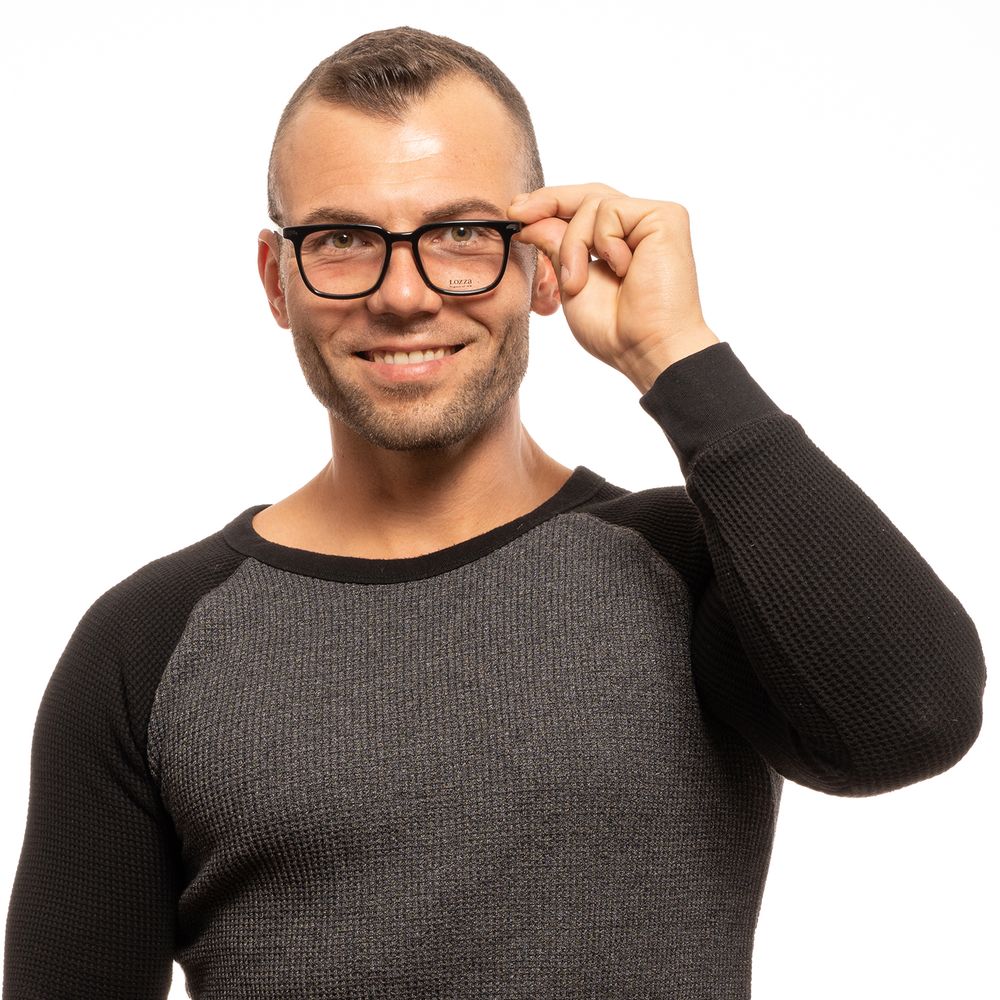 Lozza Black Men Glasses Frame Lozza