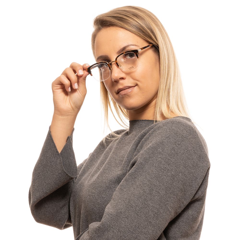 Lozza Brown Unisex Glasses Frame Lozza