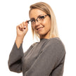 Lozza Black Unisex Glasses Frame Lozza