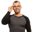 Lozza Black Unisex Glasses Frame Lozza
