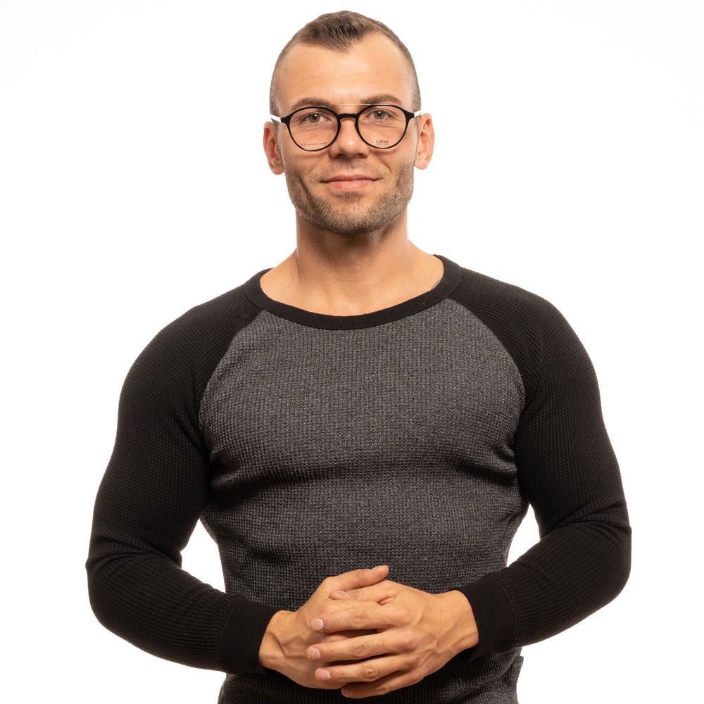 Lozza Black Unisex Glasses Frame Lozza