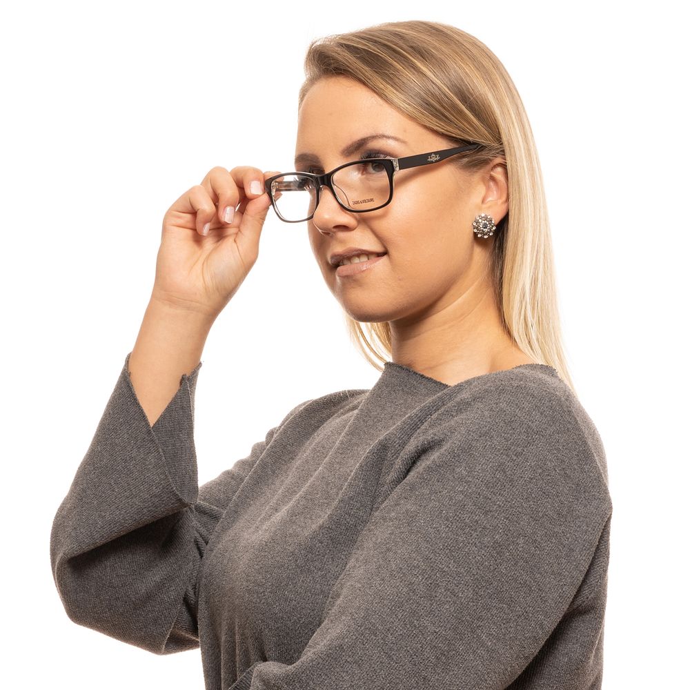 Zadig & Voltaire Black Unisex Glasses Frame Zadig & Voltaire