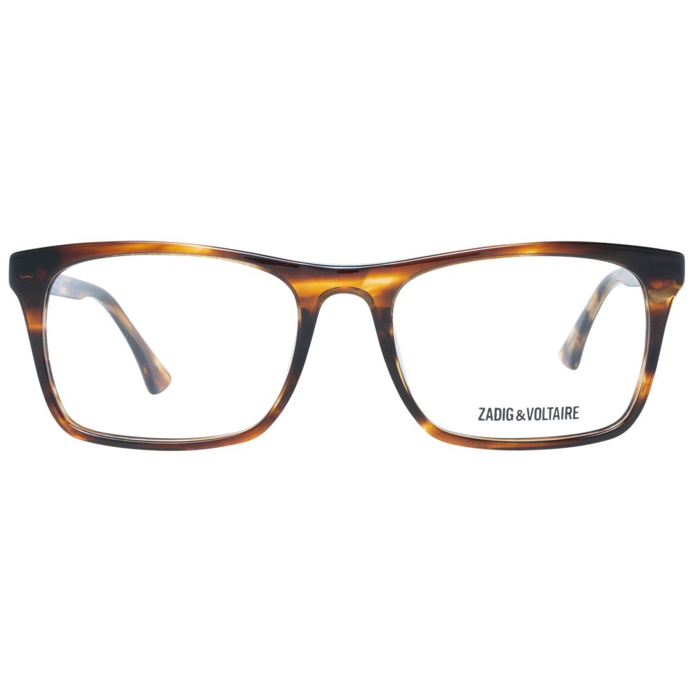 Zadig & Voltaire Brown Men Glasses Frame Zadig & Voltaire