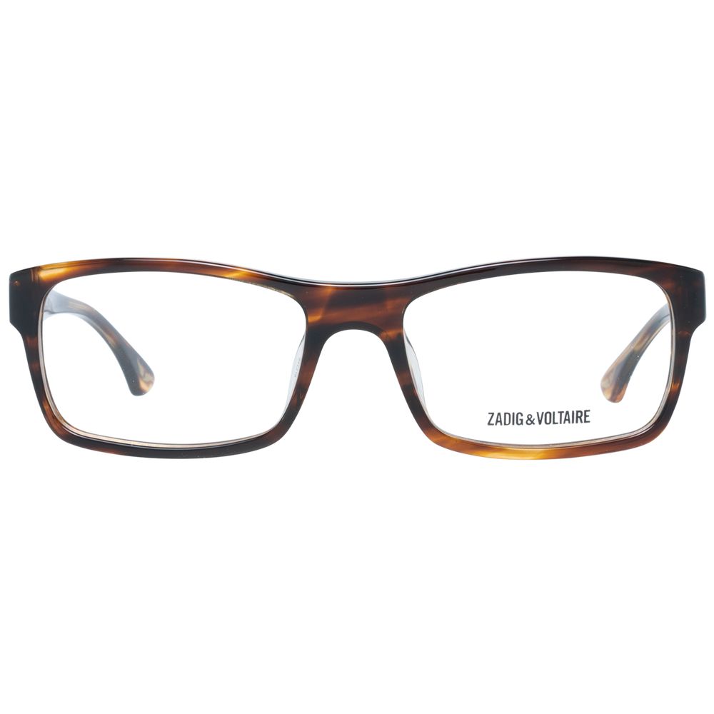 Zadig & Voltaire Brown Men Glasses Frame Zadig & Voltaire