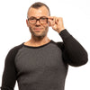 Zadig & Voltaire Brown Men Glasses Frame Zadig & Voltaire