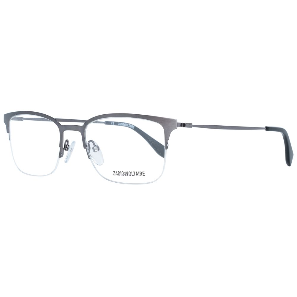 Zadig & Voltaire Gray Men Glasses Frame Zadig & Voltaire
