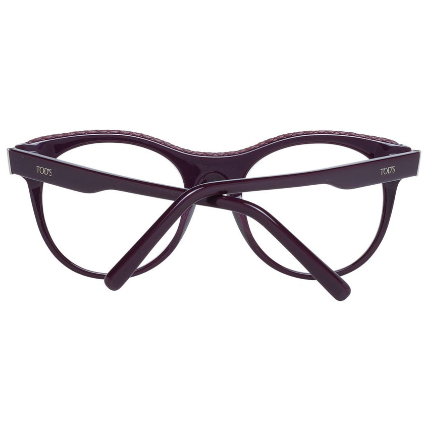 Tod's Purple Plastic Glasses (Frames) Tod's