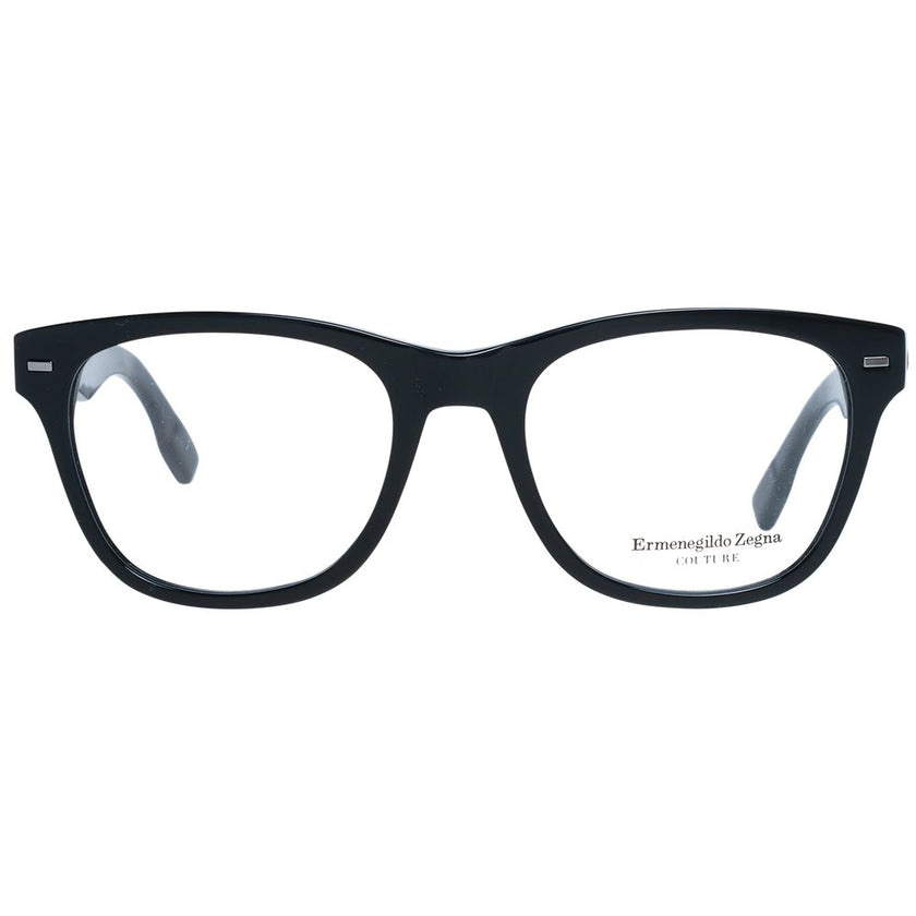Ermenegildo Zegna Black Plastic Glasses (Frames) Ermenegildo Zegna