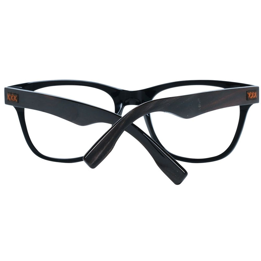 Ermenegildo Zegna Black Plastic Glasses (Frames) Ermenegildo Zegna