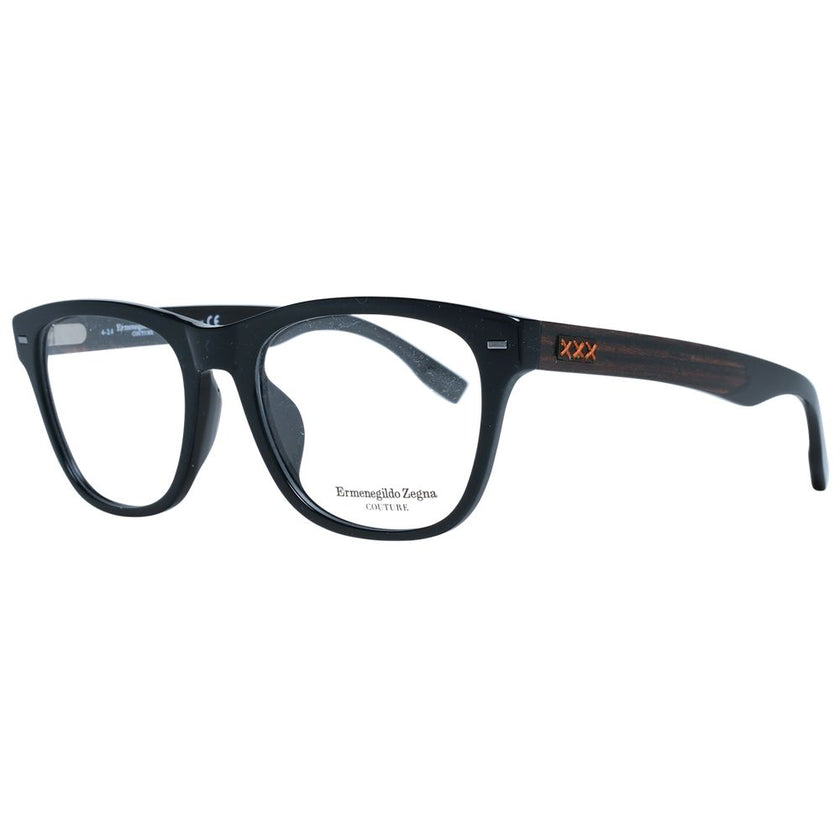 Ermenegildo Zegna Black Plastic Glasses (Frames) Ermenegildo Zegna
