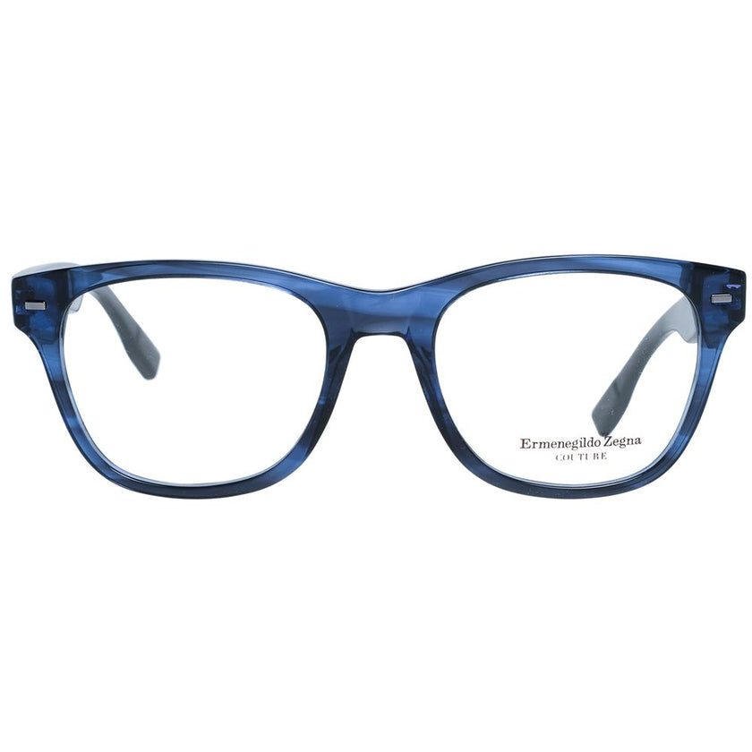 Ermenegildo Zegna Blue Plastic Glasses (Frames) Ermenegildo Zegna