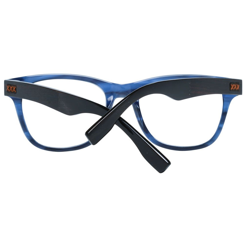 Ermenegildo Zegna Blue Plastic Glasses (Frames) Ermenegildo Zegna