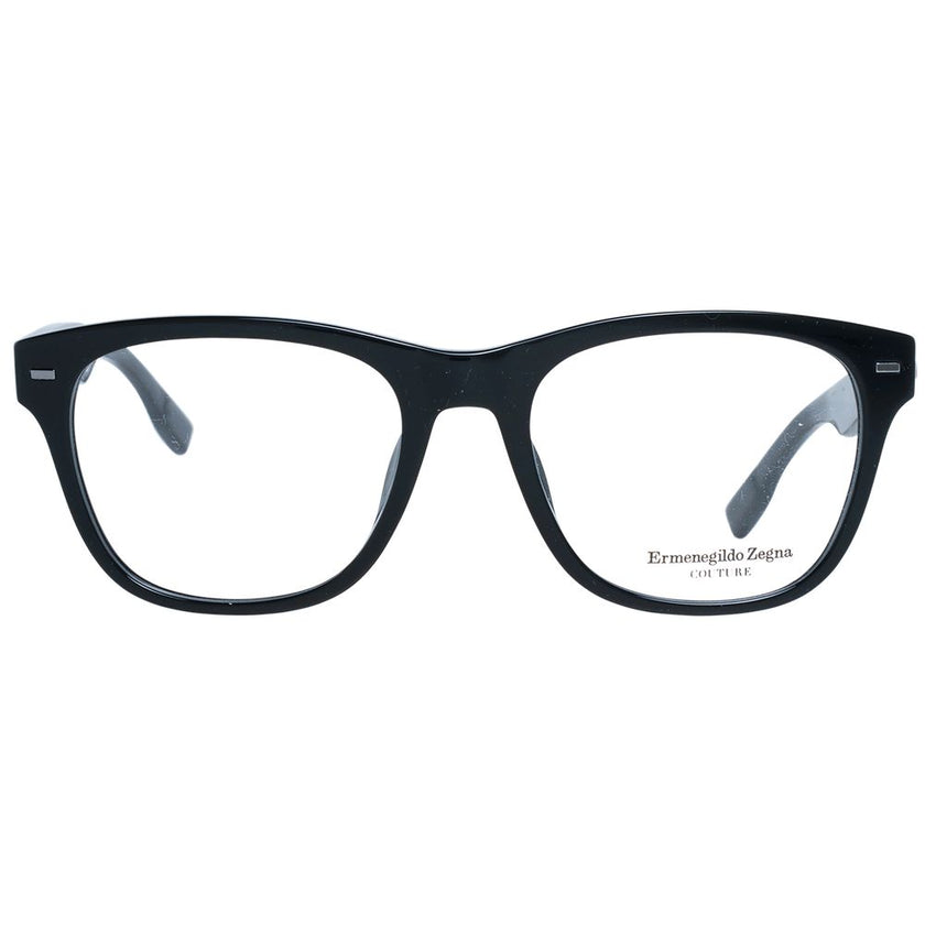 Ermenegildo Zegna Black Plastic Glasses (Frames) Ermenegildo Zegna