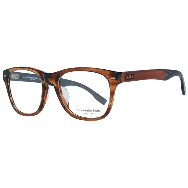 Ermenegildo Zegna Brown Men Glasses Frame Ermenegildo Zegna