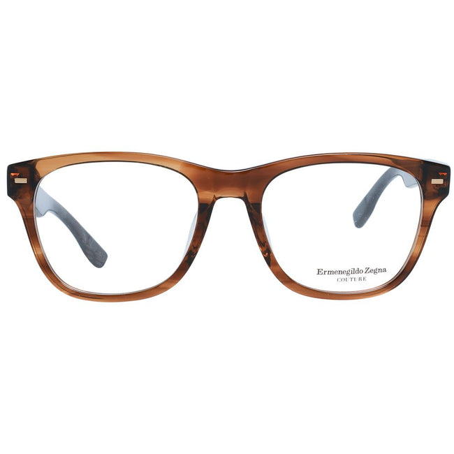 Ermenegildo Zegna Brown Men Glasses Frame Ermenegildo Zegna