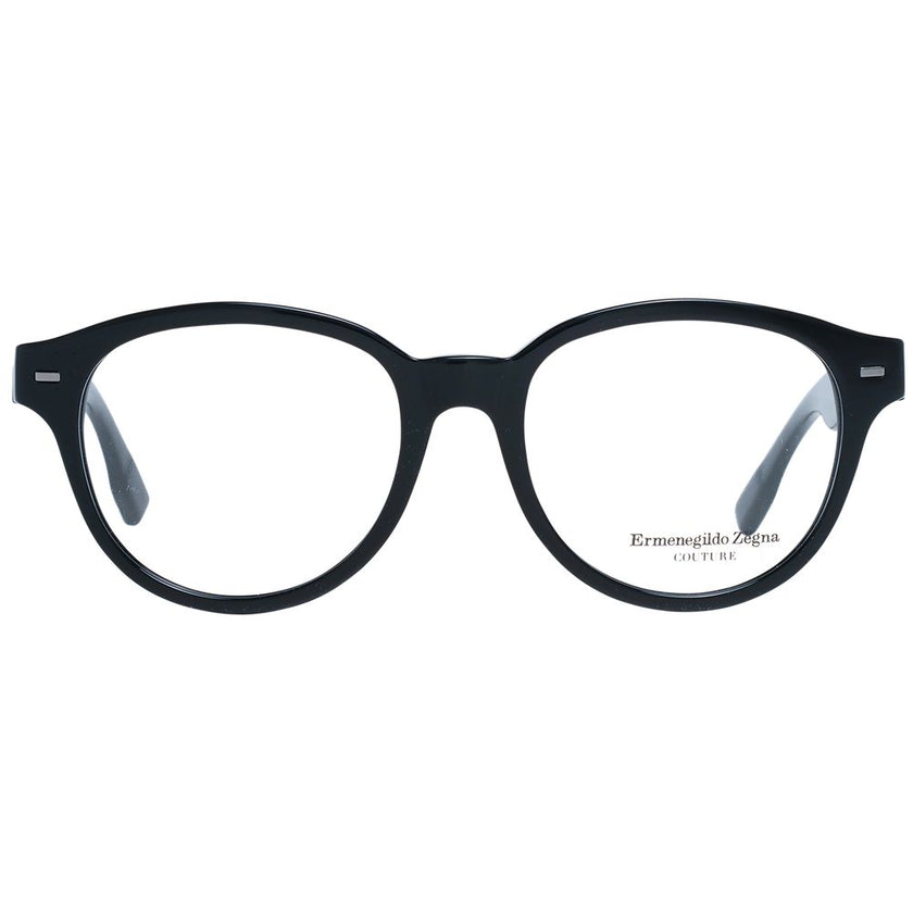 Ermenegildo Zegna Black Plastic Glasses (Frames) Ermenegildo Zegna