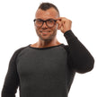 Ermenegildo Zegna Blue Men Glasses Frame Ermenegildo Zegna