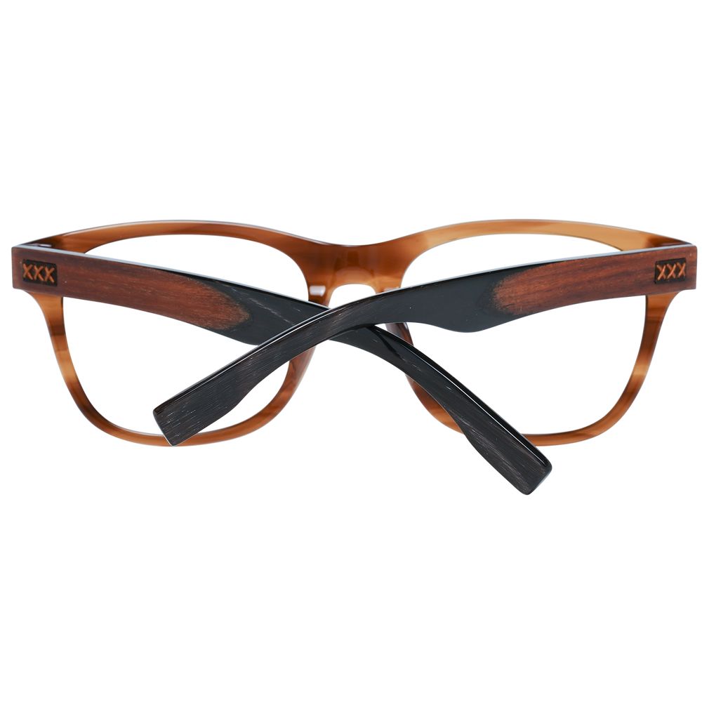Ermenegildo Zegna Brown Men Glasses Frame Ermenegildo Zegna