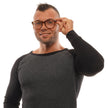 Ermenegildo Zegna Brown Men Glasses Frame Ermenegildo Zegna