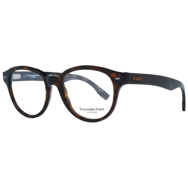 Ermenegildo Zegna Brown Men Glasses Frame Ermenegildo Zegna