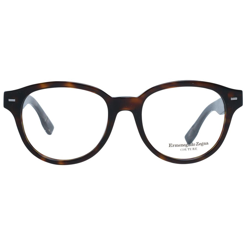 Ermenegildo Zegna Brown Plastic Glasses (Frames) Ermenegildo Zegna