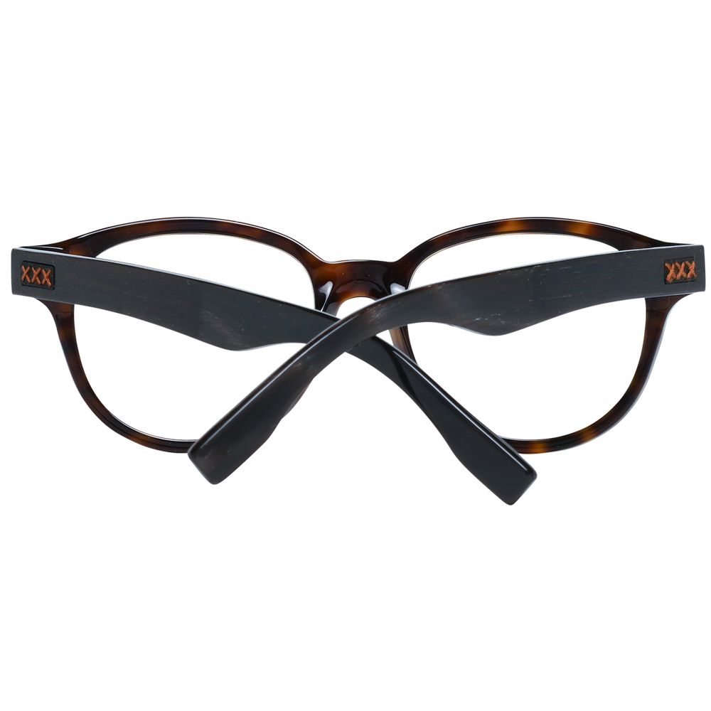 Ermenegildo Zegna Brown Men Glasses Frame Ermenegildo Zegna