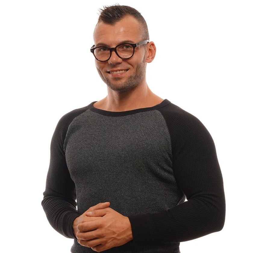 Ermenegildo Zegna Brown Plastic Glasses (Frames) Ermenegildo Zegna