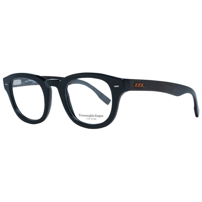 Ermenegildo Zegna Black Men Glasses Frame Ermenegildo Zegna