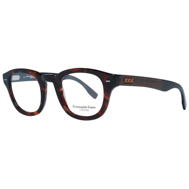 Ermenegildo Zegna Brown Men Glasses Frame Ermenegildo Zegna