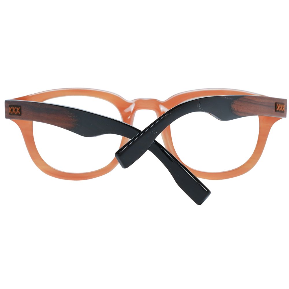 Ermenegildo Zegna Brown Men Glasses Frame Ermenegildo Zegna