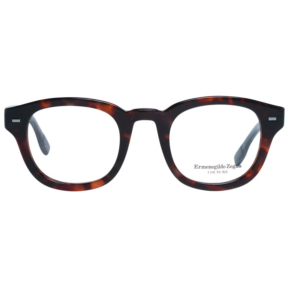 Ermenegildo Zegna Brown Men Glasses Frame Ermenegildo Zegna
