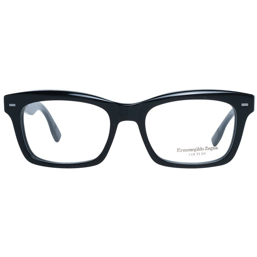 Ermenegildo Zegna Black Plastic Glasses (Frames) Ermenegildo Zegna